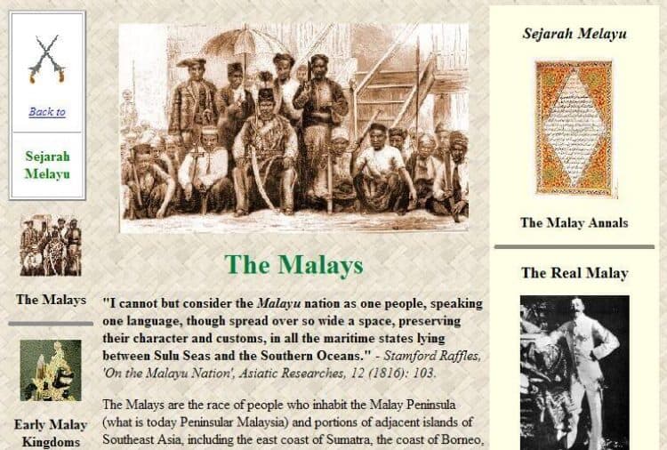 A history of the Malaysian Peninsula and timeline