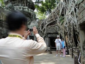 Tour guide at Angkor, Phnom Penh Post 20120203