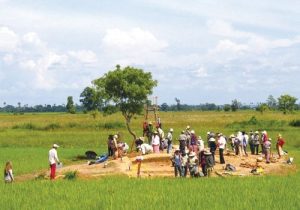 Excavations at Sru Ksetra, Myanmar Time 20121210