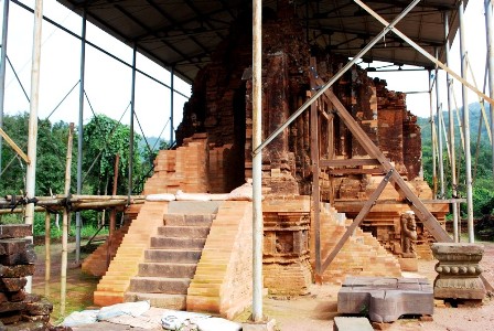A tower at My Son. Source: Viet Nam News 20150120