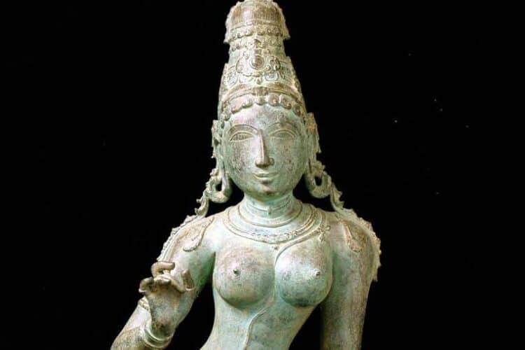 Statue of Uma Parameshvari to be returned by the Asian Civilisations Museum. Source: Straits Times 20151020