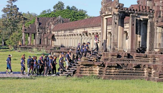 Visitors to Angkor. Source: Phnom Penh Post 20160106