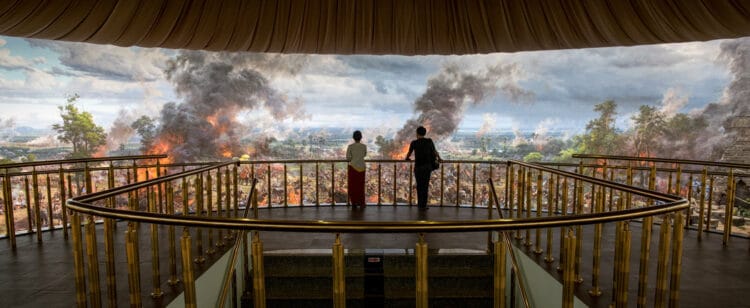 Interior of the Angkor Panorama Museum. Source: New York Times 20160125