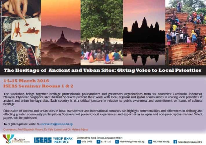 Workshop: The Heritage of Ancient and Urban Sites