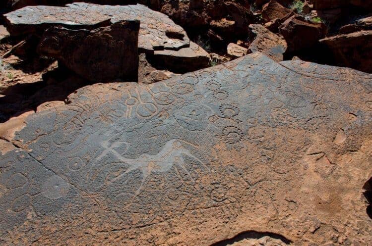 Dancing Kudu from the Twyfelfontein World Heritage Site