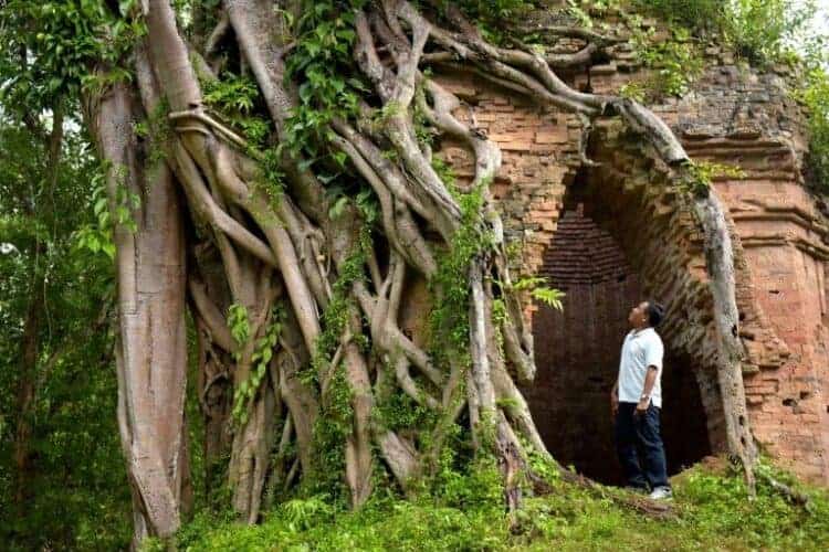 Bombed and looted ancient Cambodian city poised for rebirth