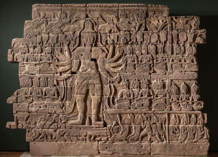 Cambodia lends spectacular sculpted wall from Banteay Chhmar to Cleveland Museum of Art