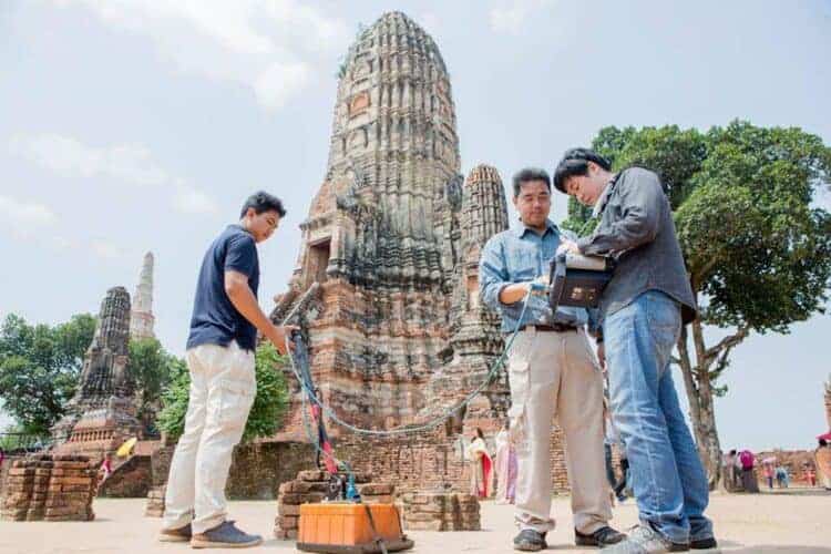 นักธรณีฟิสิกส์พบโครงสร้างปริศนาใต้วัดไชยฯ อยุธยา