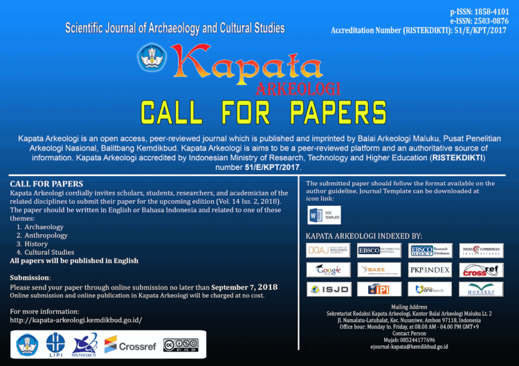 Kapata Arkeologi call for papers