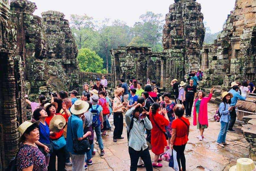 Overtourism at Angkor. Source: Paris Match, 16 Sep 2018