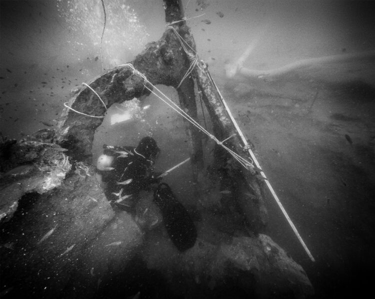 Excavation by the Thai Underwater Archaeology Division. Photo: Pongsatorn Sukhum. Source: Medium.com 20190220