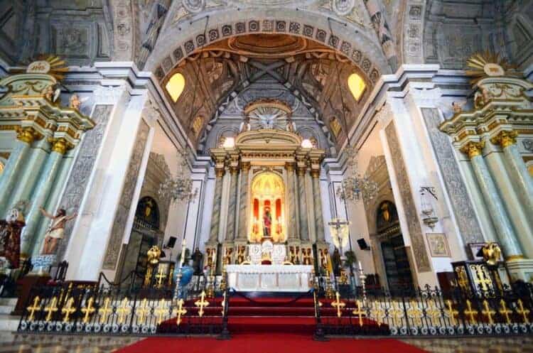 Interior of San Agustin Church of Intrmuros. Stock photo from Shutterstock