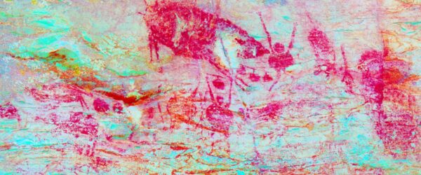 Gua Tambun Rock Art, enhanced by DStretch