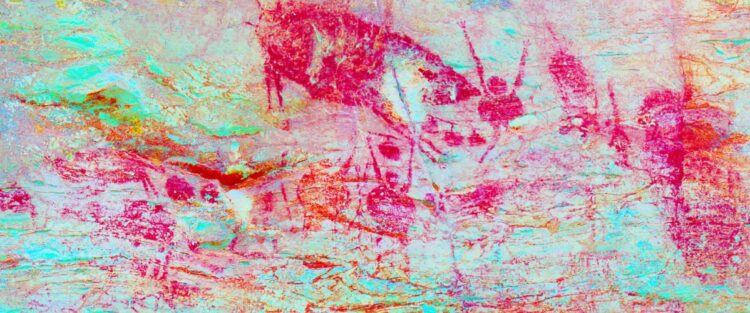 Gua Tambun Rock Art, enhanced by DStretch