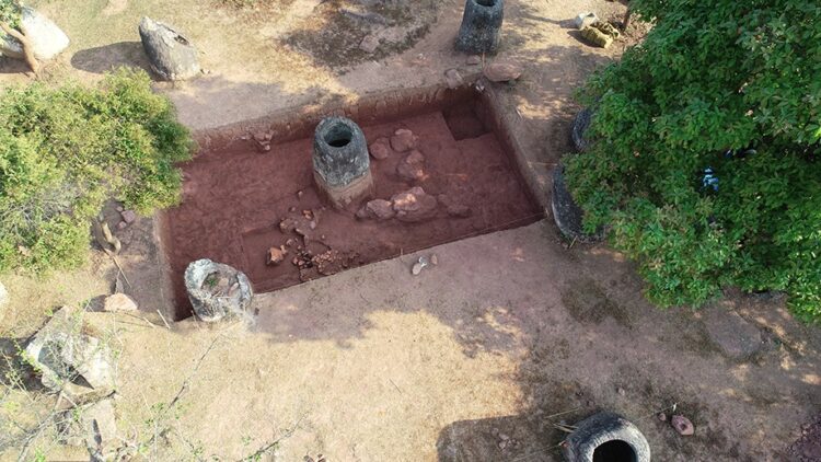 Excavation at the Plan of Jars. Source: ANU, 20190515