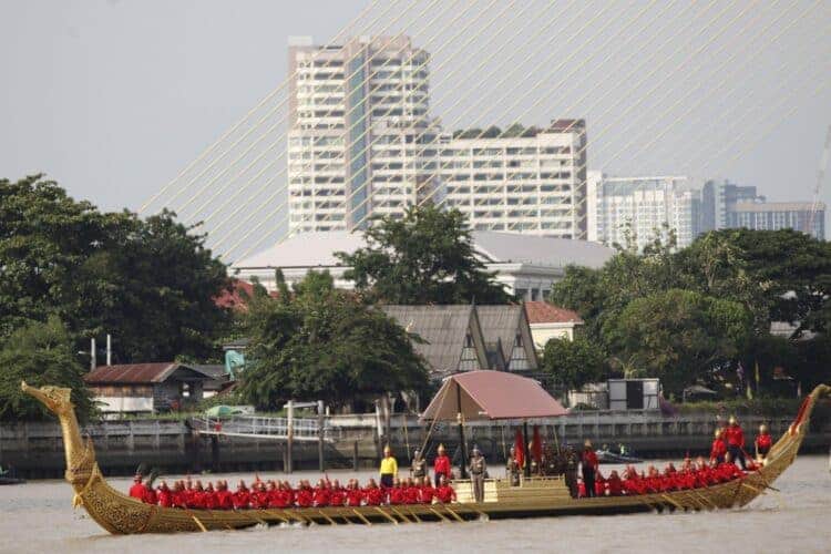 Royal Barge procession rehearsal. Source: Bangkok Post 20190922