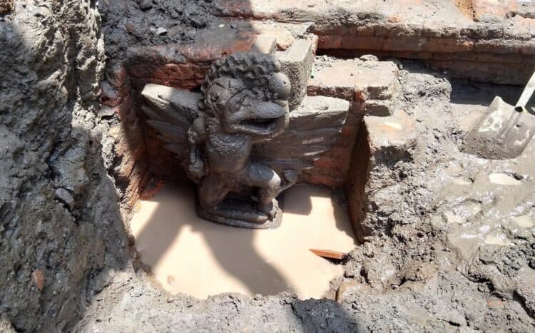 Garuda sculpture found in East Java. Source: Jakarta Post 20191003