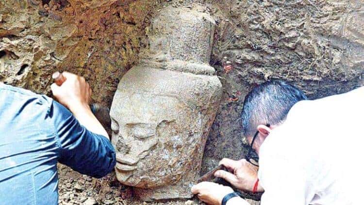 Sculpture found in Ta Nei. Source: 20191010