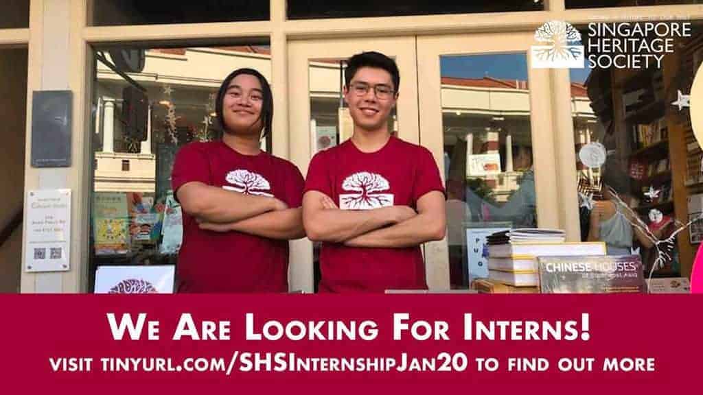 Singapore Heritage Society internship