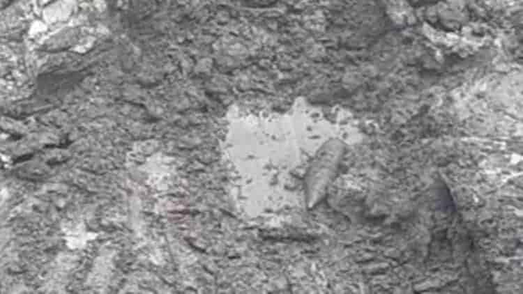 Unexploded bomb in Jiak Kim Street, Singapore. Source: Channel NewsAsia 20191116