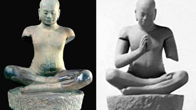 Jayavarman VII's true form. Source: Phnom Penh Post 20191211