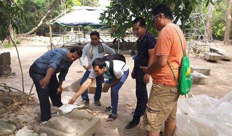 Excavations at Tonle Snguot. Source: Khmer Times 20200211