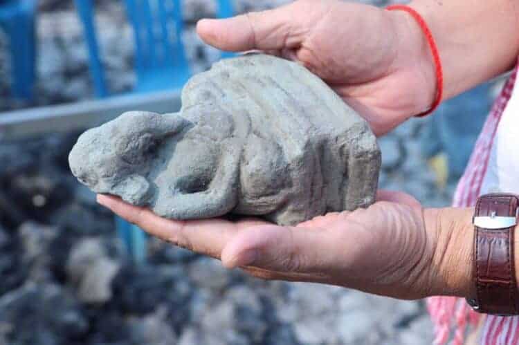 Ganesh statue from Angkor Wat pond. Source: Cen.com.kh, 20200327