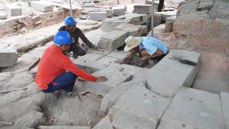 Restoration of Prasat Tonle Sgnuot. Source: Phnom Penh Post 20200312