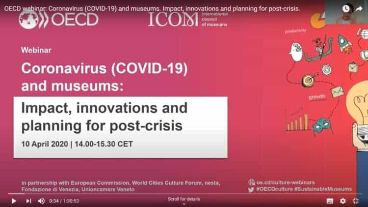 [Video] Coronavirus (COVID-19) and museums. Impact, innovations and planning for post-crisis