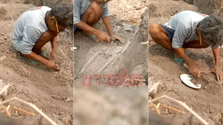 Lopburi burial. Source: Khaosod Online 20200410