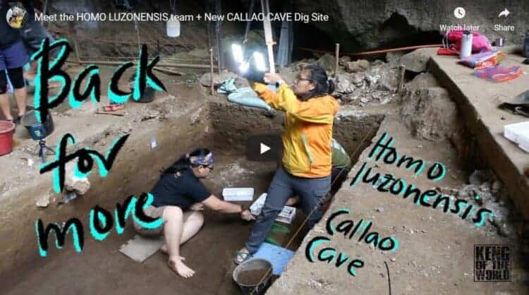 Callao Cave excavation. Source Keng of the World, 20200221