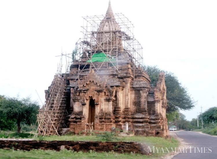 Repairs in Bagan. Source: Myanmar Times 20200717