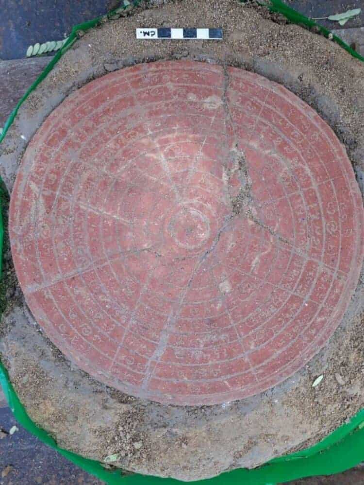 Terracotta Plate from Suphan Buri. Source: Thai PBS 20200721