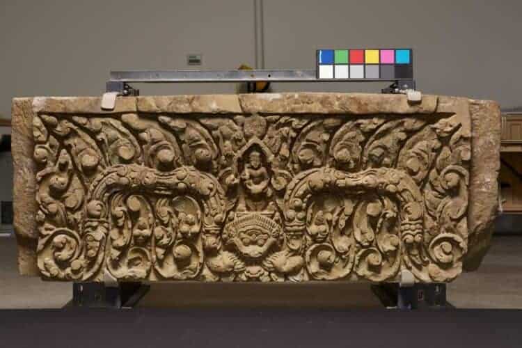 Lintel believed from Prasat Nong Hong in Buriram. Source: Bangkok Post, 20200825