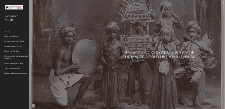 Digital Resources Malay World