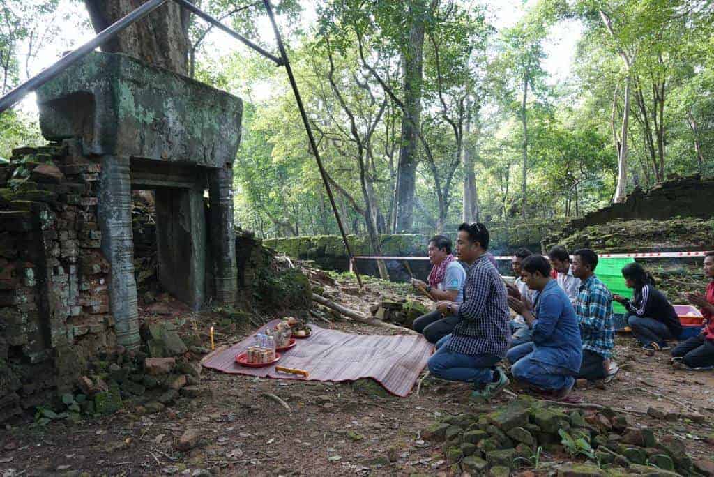 Excavations at Koh Ker. Source: Kampuchea Thmey Daily 20201027