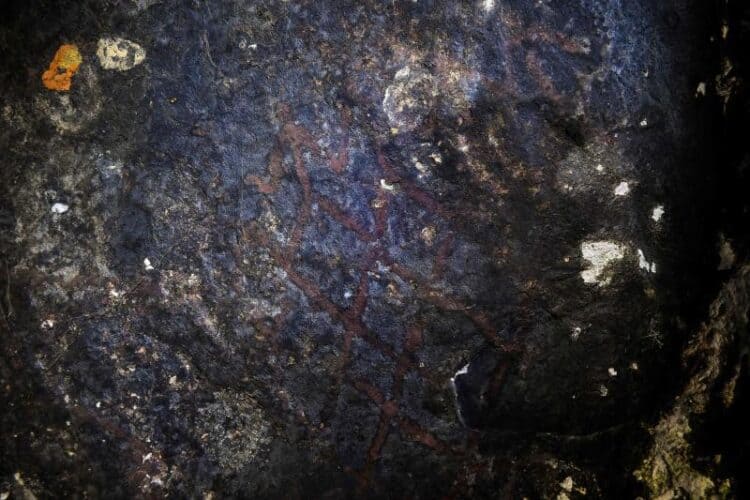 Rock art in Ratchaburi province. Source: Bangkok Post 20201006