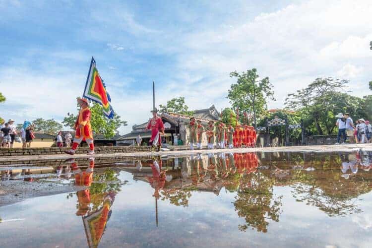 Changing of the Guard Ceremony at Hue. Source: Vietnam Express 20201215