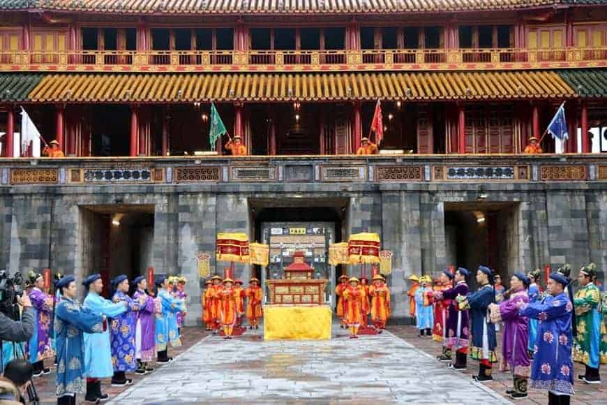 Ban Soc ceremony at Hue Citadel. Source: Viet Nam Plus 20200105
