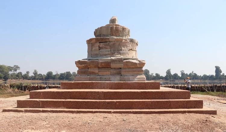 Restored Srah Srang Temple. Source: Khmer Times 20210223