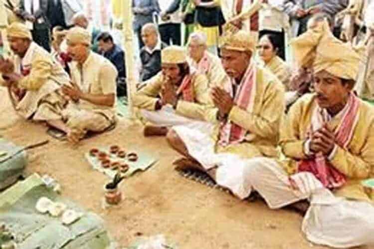 Tai Ahom ritual. Source: The Sentinel 20210130