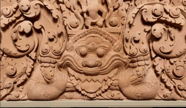 Lintel from Prasat Khao Lon. Source: Courthouse News, 20210210