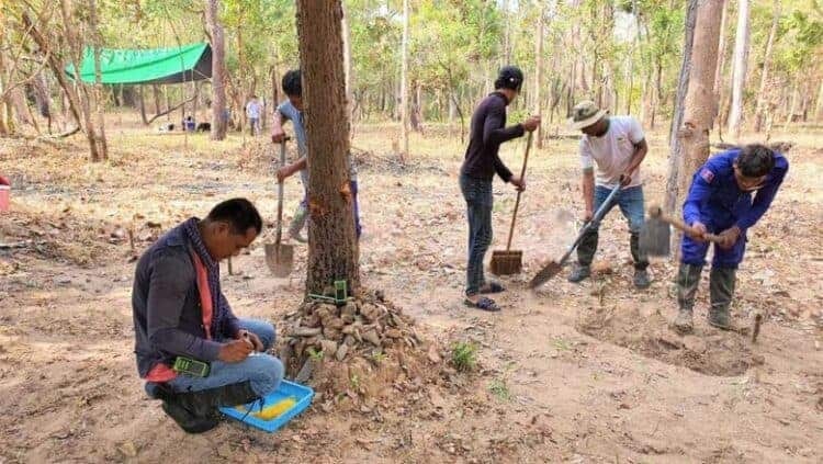 Excavations at Koh Ker. Source: Phnom Penh Post 20210127