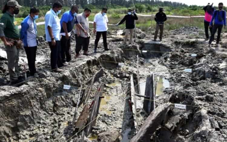 Excavations at Pulau Melaka. Source: Free Malaysia Today 20210401