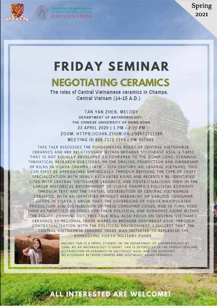 Melody Tan ceramics. Source: CUHK