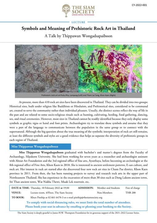 Thippawan's talk Siam Society