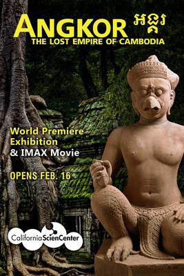 World Premiere of “Angkor: The Lost Empire of Cambodia” Exhibition Debuts At the California Science Center February 16, 2022