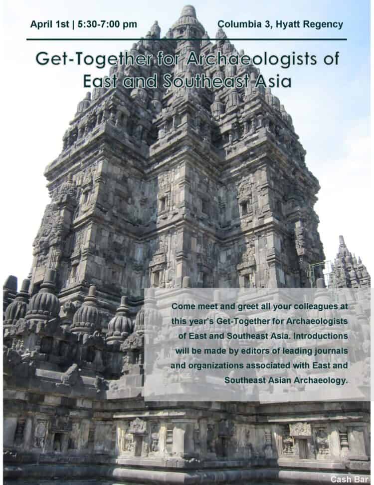 SAA 2023: Get-Together for Archaeologists of East and Southeast Asia