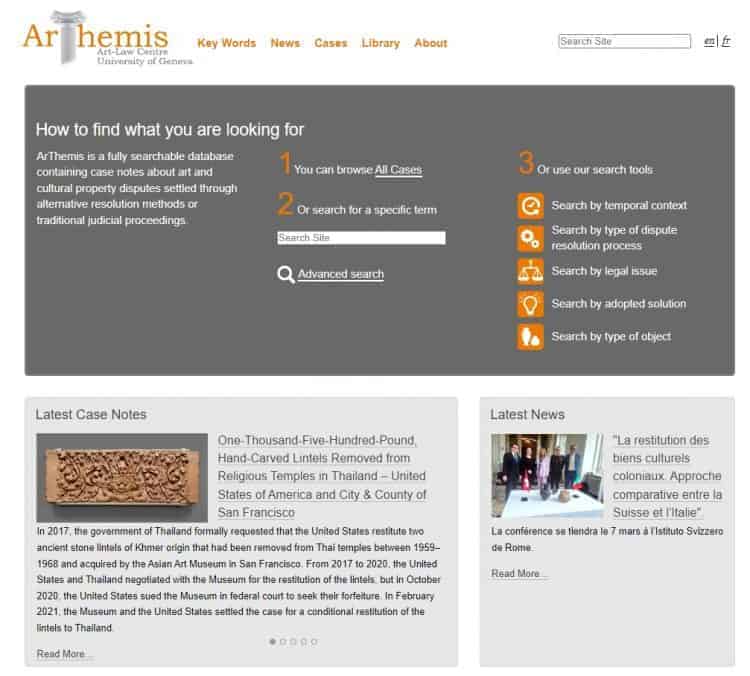 ArThemis Database
