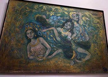 'Tep Apsara Khmer Heritage' art exhibition at Cambodia's National Museum showcases Apsara dance through paintings by 14 artists, promoting Khmer heritage and contemporary art from December 9, 2023, to January 30, 2024.